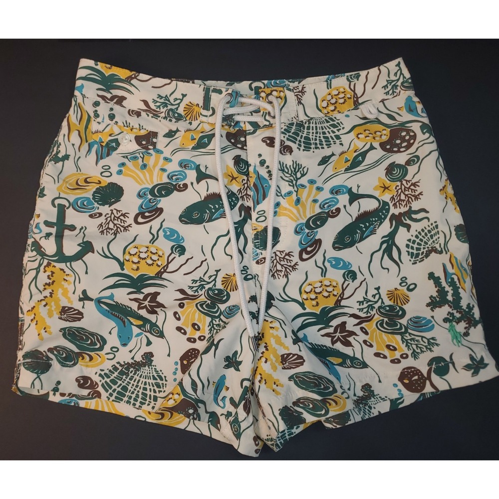 Polo Ralph Lauren Shorts Men's Size 30 Koi Fish Board SHORTS Unlined‎